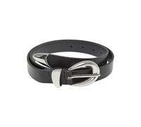 Urban Classics Tb7211-chunky Buckle Loop Synthetic Leather Belt Cintura, Nero, S-M Donna