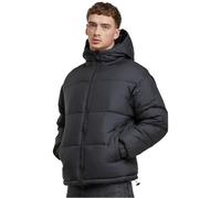 Urban Classics Tb7257-basic Puffer Jacket with Hood Giacche Invernali, Nero, XXXXL Uomo
