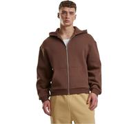 Urban Classics Tb7284-fluffy Zip Hoody Maglia di Tuta, Marrone Cioccolato, XXXL Uomo