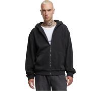 Urban Classics Tb7303-jaquard Velvet Zip-Hoody Maglia di Tuta, Nero, S Uomo