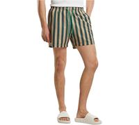 Urban Classics Tb7347-striped Seersucker Swim Shorts Trunks, Verde bottlegre/Beige, 5XL Uomo