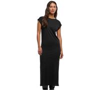 Urban Classics Tb7437-ladies Viscose Extended Shoulder Dress NAN, Nero, L Donna
