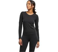 Urban Classics Tb7456-ladies Basic Super Slim Longsleeve T-Shirt, Nero, XXL Donna