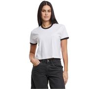 Urban Classics Tb7492-ladies Contrast Retro T-Shirt, Bianco, 5XL Donna
