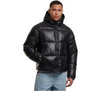 Urban Classics Tb7585-shiny Puffer Jacket with Hood Giacca Buffer, Nero, M Uomo
