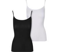 Urban Classics Canotta donna in fibra naturale 2 pezzi TB7675A M Nero
