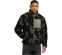 Urban Classics Tb8025-pattern Teddy Trackjacket Giacca Leggera, Spirale d'oliva, M Uomo