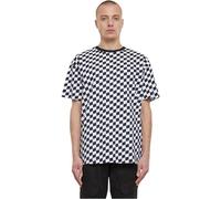 Urban Classics Maglietta Oversized Check Tee TB6674 L Nero