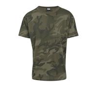 Urban Classics tè Mimetico Oversize T-Shirt, Multicolore (Olive Camo 775), M Uomo