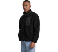 Urban Classics Teddy Jacket With Stand Up Collar Uomo Giacca di mezza stagione nero L 100% poliestere