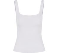 Urban Classics Top a coste a collo largo da donna 2 pezzi TB7513A 3XL Bianco