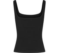 Urban Classics Top a coste a collo largo da donna 2 pezzi TB7513A 3XL Nero