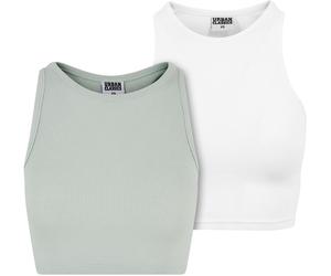 Urban Classics Top a costine da donna 2 pezzi XL Multicolore