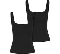 Urban Classics Top A Righe Con Collo Largo Per Donne 2-Pack Nuovo