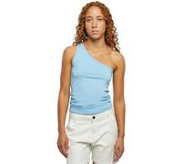 Urban Classics Top Asymmetric da Donna Canottiera, Blu Baltico, S