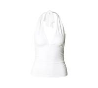 Urban Classics Top da Donna in Jersey, con Allacciatura al Collo, vestibilità Aderente, Morbido Top Elasticizzato con Fiocco sul Collo