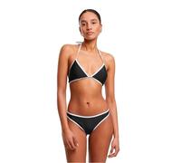 Urban Classics Ladies' Retro Triangle Bikini Donna Set Bikini Nero/Bianco M