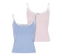 Urban Classics Top blu / rosa chiaro / bianco Donna - Abbigliamento - Taglie comode - Maglie e top - Top Urban Classics M