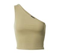 Urban Classics Ladies Cropped Asymmetric Top Canotta Sportiva, Cachi, 5XL Donna