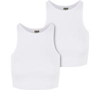 Urban Classics Top Corto A Righe Bio 2-Pack Donna