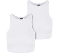 Urban Classics Top Corto A Righe Bio 2-Pack Donna