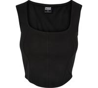 Urban Classics Top corto da donna Cors XXL Nero