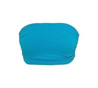 Urban Classics Top da Donna A Fascia, Turchese, S