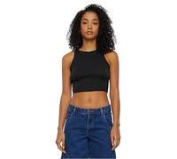 Urban Classics Top da Donna Organico Cropped Canottiera, Nero, XXL