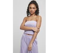 Urban Classics Tb4522-ladies Short Velvet Tube Top T-Shirt, Lavanda, L Donna