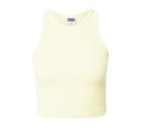Urban Classics Cropped Rib Top, Giallo Chiaro, M Donna