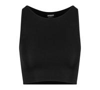 Urban Classics Glitter Cropped Sleeveless Top Nero 2XL Donna