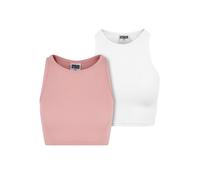 Urban Classics Top rosa / bianco Donna Urban Classics 4XL