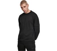 Urban Classics Training Terry Crew Maglia di Tuta, Nero, M Uomo