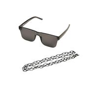 Urban Classics 105 Chain Sunglasses Occhiali, Blk/Blk, Taglia Unica Unisex-Bambini