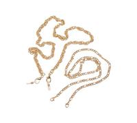 Urban Classics Unisex Multifuntional Metalchain 2-Pack gold, one size