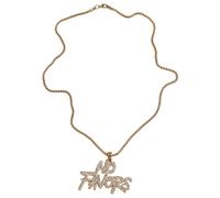 Urban Classics Unisex No Favor Necklace gold, one size