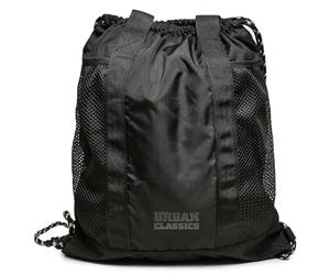 Urban Classics Unisex Recycled Polyester Multifunctional Gymbag black, one size