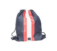 Urban Classics Unisex Striped Gym Bag navy/fire red/white, one size