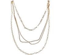 Urban Classics Unisex Valeria Layering Necklace gold, one size