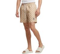 Urban Classics Pattern Swimming Shorts Beige S Uomo
