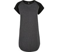 Urban Classics Vestito Da Donna A Contrasto Raglan, Casual Dress Donna, Carbone/Nero, XL