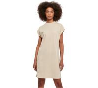 URBAN CLASSICS Vestito Donna a Maniche Corte, Vestito Donna Estivo, Colletto Stretto, Abito Casual Disponibile in Diversi Colori e Taglie XS - 5XL