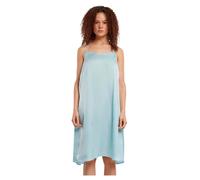 Urban Classics Viscose Satin Slip Sleeveless Midi Dress Blu S Donna