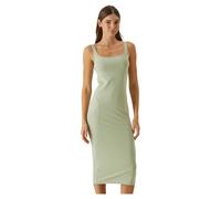 Urban Classics Abito da donna, lunghezza al ginocchio Donna Basic Long Cotton Jersey Dress TB7180 XL Beige
