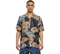 Urban Classics Viscose AOP Resort Shirt Camicia, Palmo Frontale, XXXL Uomo