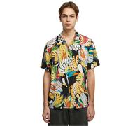 Urban Classics Viscose AOP Resort Shirt Camicia, Toucans, L Uomo