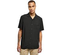Urban Classics Viscose Camp Shirt Camicia, Nero, M Uomo
