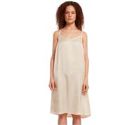 Urban Classics Viscose Satin Slip Sleeveless Midi Dress Beige S Donna