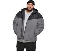 Urban Classics Windrunner Imbottito a 2 tonalità Giacca, Nero/Scuro, L Uomo