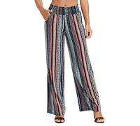 Urban CoCo Pantaloni Palazzo da Donna, a Gamba Larga, da Spiaggia, a Vita Alta, con Tasche, #14, XL